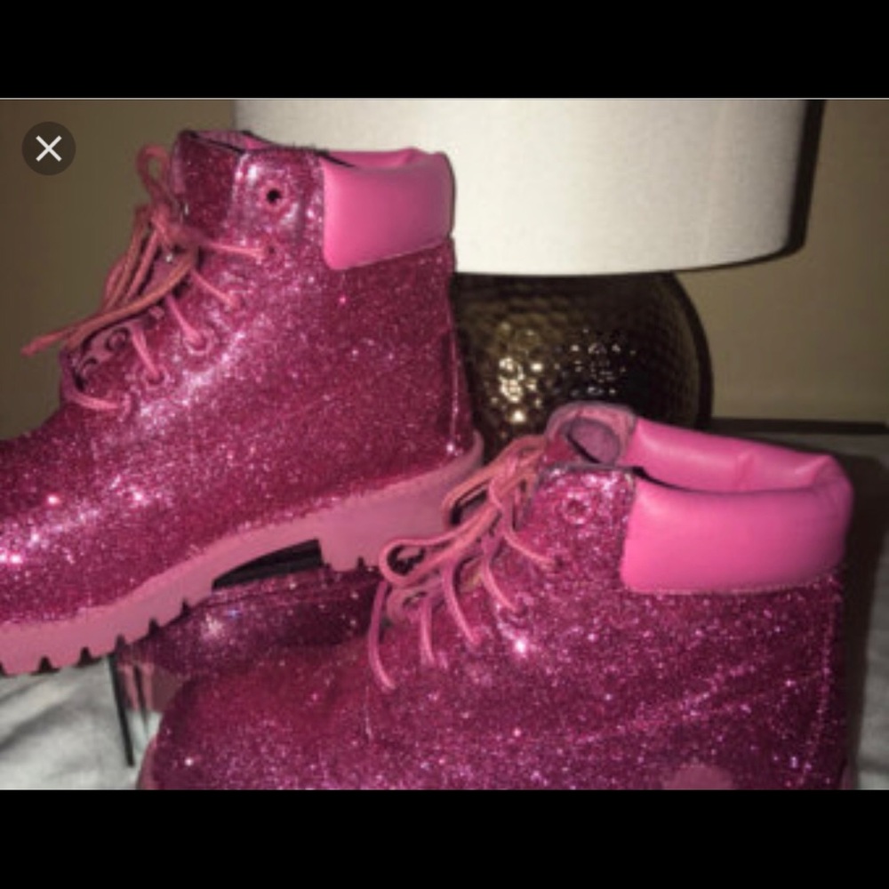 Glitter timberland boots